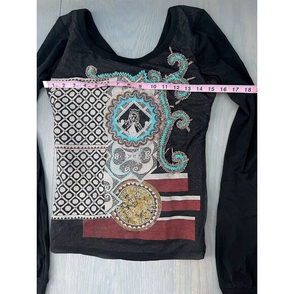 save the queen john paul gaultier vintage Polyamide Made In Italy Long Sleeve L - Picture 8 of 11